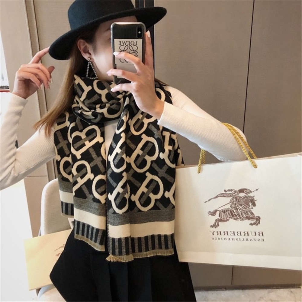 Scarf women autumn winter new b letter cashmere style high grade temperament warm and thickened dual purpose shawl
Scarf women autumn winter new b letter cashmere style high grade temperament warm and thickened dual purpose shawl