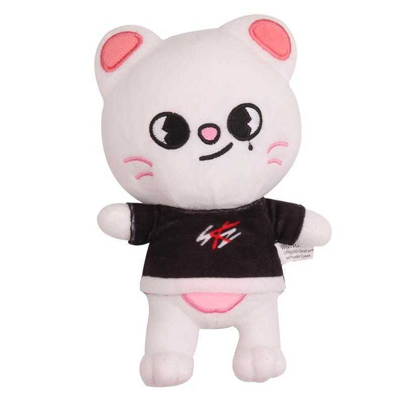 Plush Dolls 20cm Skzoo Plush Toys Stray Kids Cartoon Stuffed Animal Plushies Doll Wolf Chan Leebit Fox Jiniret Puppym Kids Fans Gift 2024 8 Colors Ava