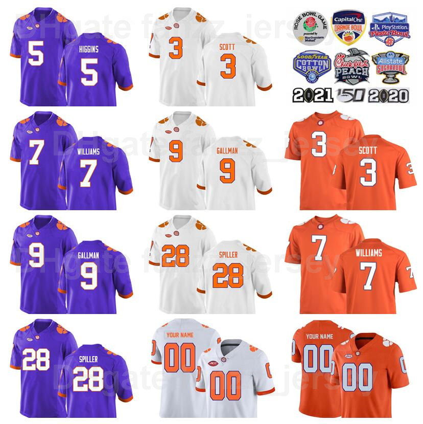 NCAA College Football 7 Mike Williams Jersey Man Clemson Tigers 28 CJ Spiller 9 Wayne Gallman 3 Artavis Scott 5 Tee Higgins 10 Tajh Boyd University Purple White Orange
NCAA College Football 7 Mike Williams Jersey Man Clemson Tigers 28 CJ Spiller 9 Wayne Gallman 3 Artavis Scott 5 Tee Higgins 10 Tajh Boyd University Purple White Orange