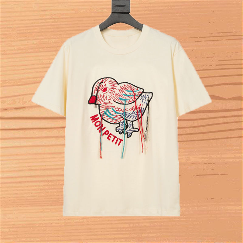 Famous Stylist Womens T Shirt 2021 Men women Couples Bird Embroidery Tshirt Hip Hop Tees For Woman, Beige
Famous Stylist Womens T Shirt 2021 Men women Couples Bird Embroidery Tshirt Hip Hop Tees For Woman, Beige
