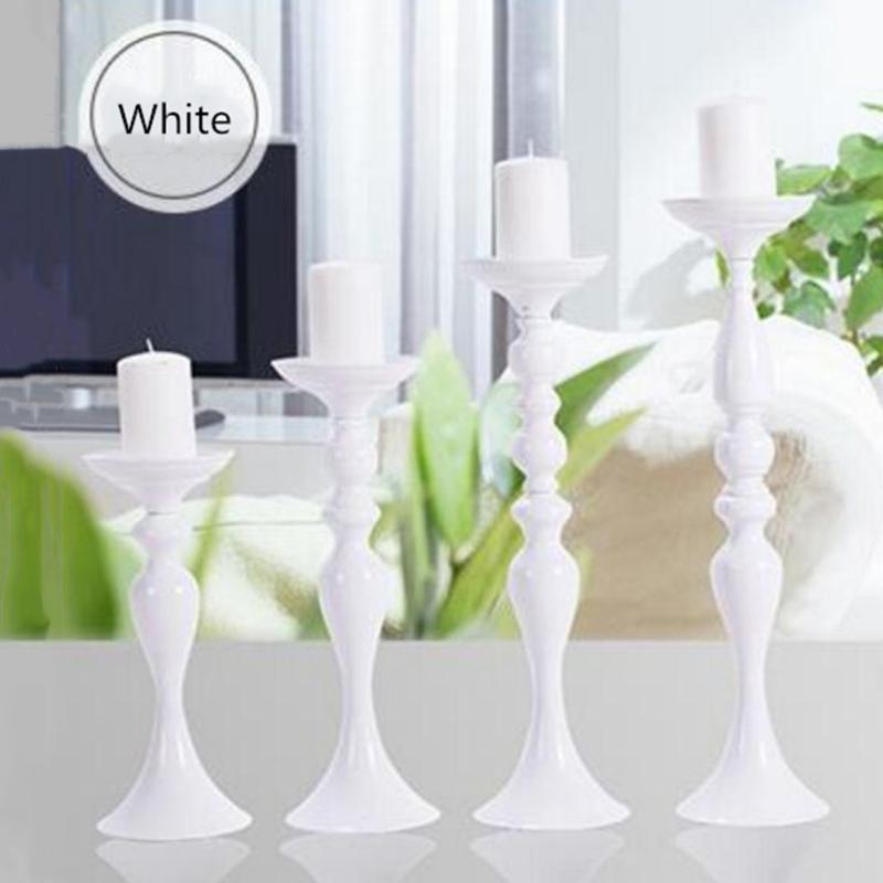 Candle Holders Metal Candlestick Flower Vase Table Centerpiece Event Rack Road Lead Wedding Decor