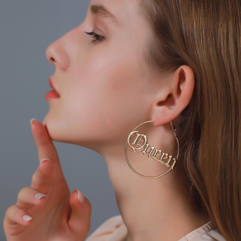 Hoop & Huggie Queen Hoops Earrings Round Big Large Gold Circle Rings Girl Fashion Ear 2021 Trend Trendy Gifts To Girlfriend
Hoop & Huggie Queen Hoops Earrings Round Big Large Gold Circle Rings Girl Fashion Ear 2021 Trend Trendy Gifts To Girlfriend