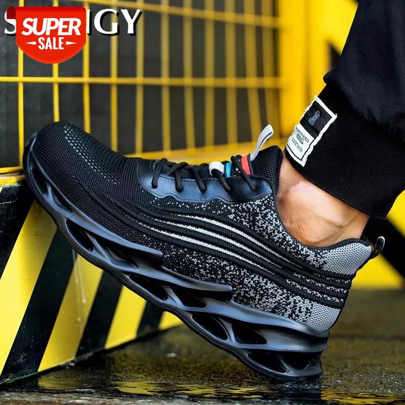 New Men Safety Shoes Indestructible Lace-Up Puncture-Proof Mesh Men's Shoes Male Steel Toe Cross-Tied Ankle Boots for Males #uo0B
New Men Safety Shoes Indestructible Lace-Up Puncture-Proof Mesh Men's Shoes Male Steel Toe Cross-Tied Ankle Boots for Males #uo0B