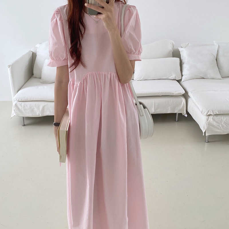Alien Kitty Vintage Lantern Sleeves Irregular Pleated High Quality 2021 Casual Summer Solid Women All Match Stylish Long Dress Y0603, Blue
Alien Kitty Vintage Lantern Sleeves Irregular Pleated High Quality 2021 Casual Summer Solid Women All Match Stylish Long Dress Y0603, Blue