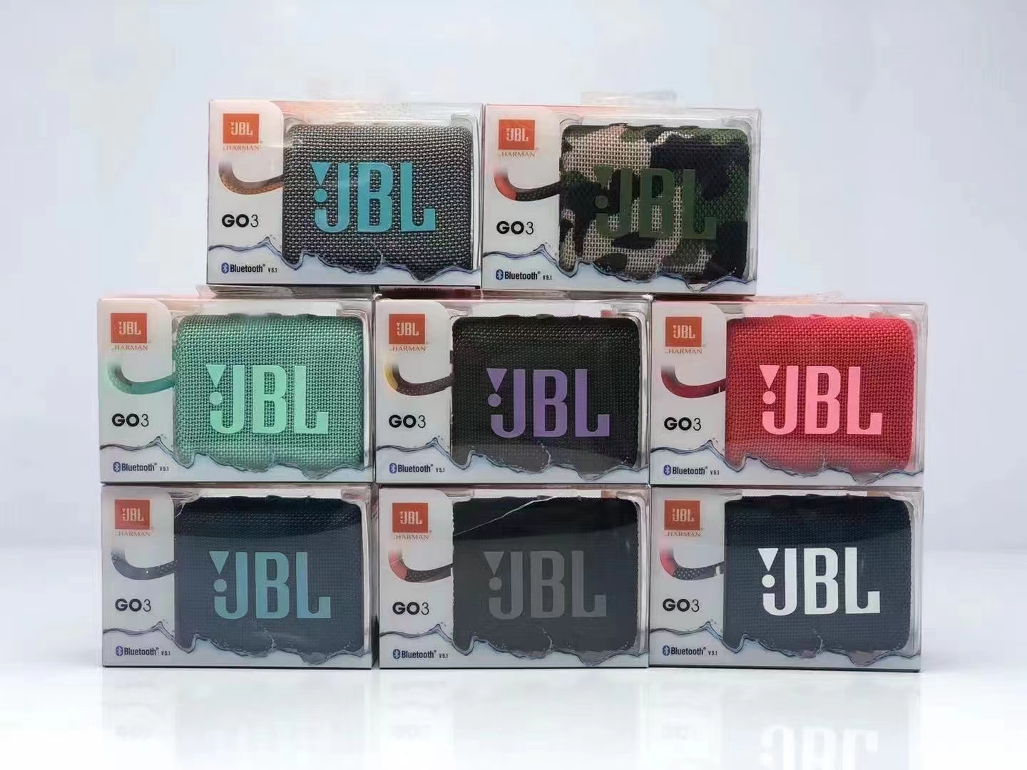 

Original JBL GO3 wireless Bluetooth Speaker Subwoofer Outdoor Speakers Waterproof Bass Sound Mini Speaker multiple colour GO 3