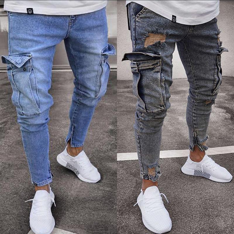 Men' Pants ICozzier Ripped Destroyed Stretchy Knee Holes Slim Tapered Leg Jeans Denim, Blue
Men' Pants ICozzier Ripped Destroyed Stretchy Knee Holes Slim Tapered Leg Jeans Denim, Blue