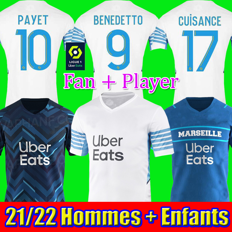 Marseille soccer jersey Olympique De 21 22 OM 2021 2022 maillot foot CUISANCE THAUVIN BENEDETTO KAMARA PAYET football shirts men + kids kit 999, 2122 home
Marseille soccer jersey Olympique De 21 22 OM 2021 2022 maillot foot CUISANCE THAUVIN BENEDETTO KAMARA PAYET football shirts men + kids kit 999, 2122 home