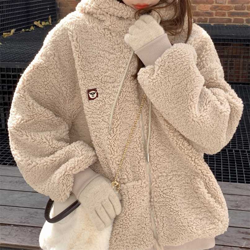 autumn and winter lamb wool coat women' winter short fleece thickened to keep warm 211109, Apricot coat
autumn and winter lamb wool coat women' winter short fleece thickened to keep warm 211109, Apricot coat