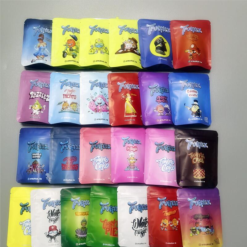 White Trufflez Scotti Cake 3.5g Resealable Edibles Empty Package Bags Pie Tiuffle Razzlez Flower 25 Kinds Mylar Bag Packaging
White Trufflez Scotti Cake 3.5g Resealable Edibles Empty Package Bags Pie Tiuffle Razzlez Flower 25 Kinds Mylar Bag Packaging