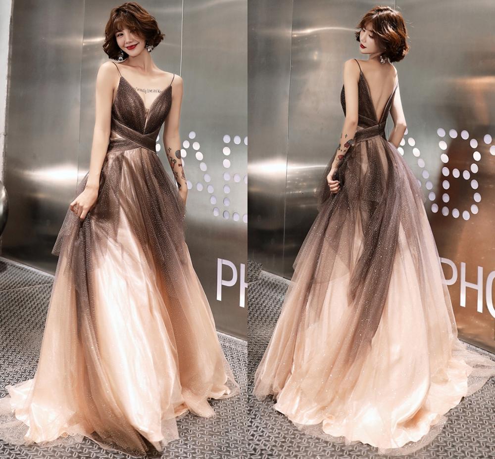2021 New Sexy Evening Robe Soiree High Quality Tulle with Sequins Pleats Formal Prom Party Es Vestido De Festa Xtvk, Picture color
2021 New Sexy Evening Robe Soiree High Quality Tulle with Sequins Pleats Formal Prom Party Es Vestido De Festa Xtvk, Picture color