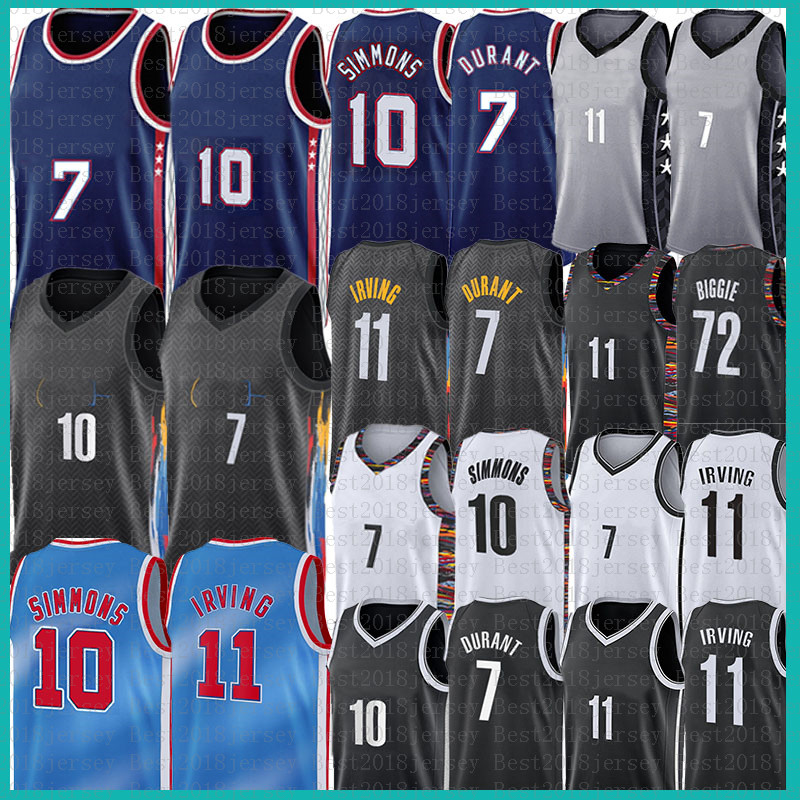 7 Kyrie 11 Kevin 72 Irving Biggie Durant Ben 10 Simmons Basketabll Jersey Mens 2021 NCAA Jerseys Black Grey Blue White, 2021 jersey
7 Kyrie 11 Kevin 72 Irving Biggie Durant Ben 10 Simmons Basketabll Jersey Mens 2021 NCAA Jerseys Black Grey Blue White, 2021 jersey