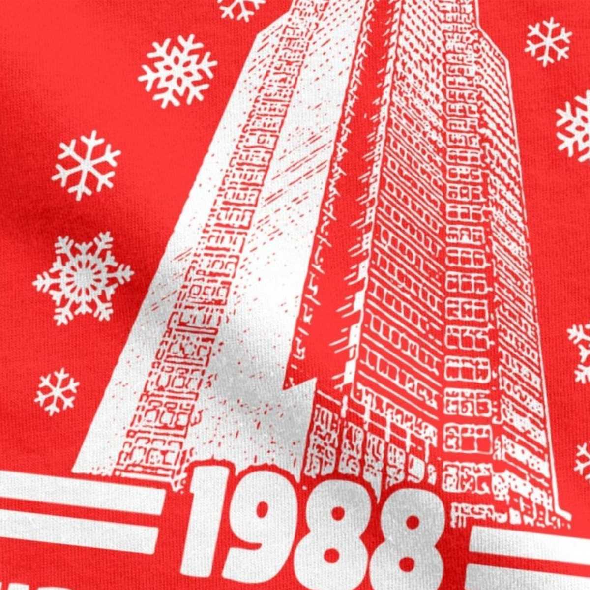 Men's Tshirts Nakatomi Plaza Funny Christmas Party 1988 Tee Shirt O Neck Clothes Cotton 210629