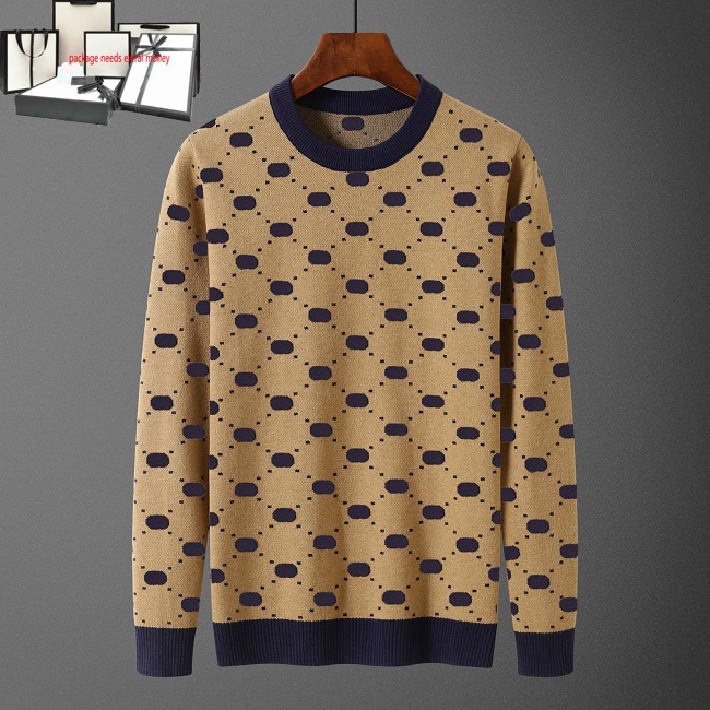 Men Sweater Men's Crew Neck Pullover Sweaters Classic Letter Pattern Knit Sweater Male Casual Style Comfortable Top with Top Quality, Brown
Men Sweater Men's Crew Neck Pullover Sweaters Classic Letter Pattern Knit Sweater Male Casual Style Comfortable Top with Top Quality, Brown