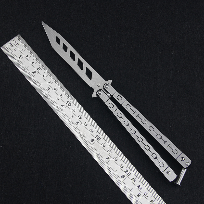 Outdoor training knife beginner training all stainless steel beginner training cool play knife without cutting edge HW143 
Outdoor training knife beginner training all stainless steel beginner training cool play knife without cutting edge HW143