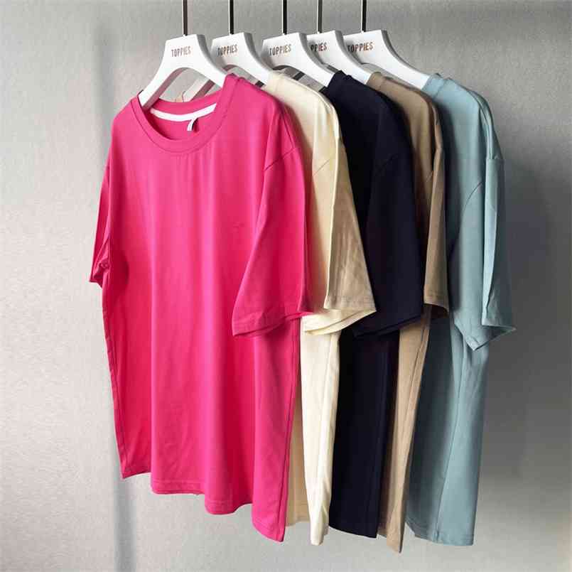 Toppies summer t-shirts harajuku oversized womens solid color korean fashion girls tees 210708, Black
Toppies summer t-shirts harajuku oversized womens solid color korean fashion girls tees 210708, Black