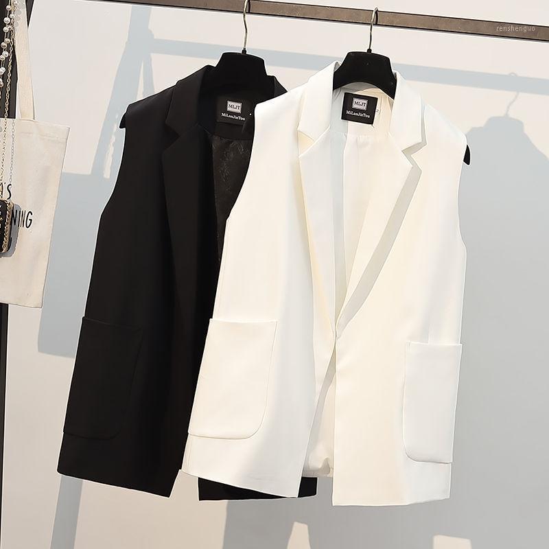 Women's Vests 2021 Women Simply Sleeveless Cardigan Vest Jacket Office Ladies Wear Casual Suit WaistCoat Pocket Outwear Tops Blazers, Black
Women's Vests 2021 Women Simply Sleeveless Cardigan Vest Jacket Office Ladies Wear Casual Suit WaistCoat Pocket Outwear Tops Blazers, Black