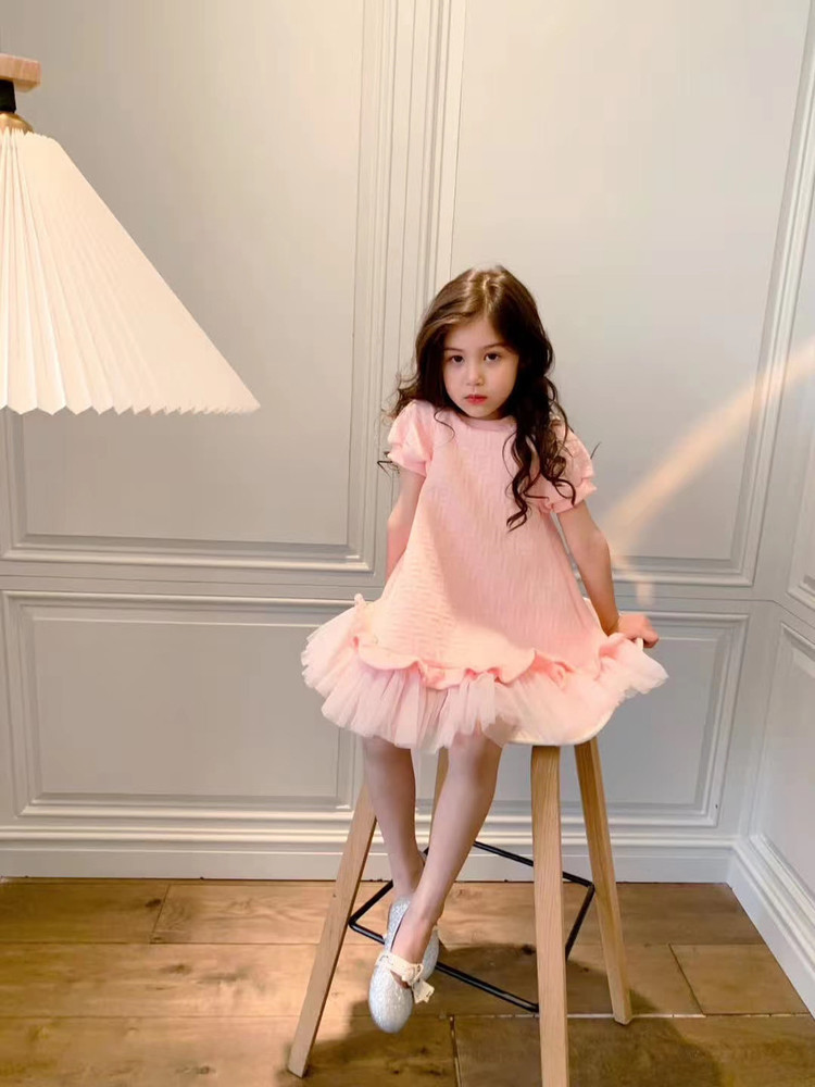 Summer Fashion Toddlers New Girls Dress 2021 Baby Girl Lace Princess Dress Kids Girls Birthday Party Dress