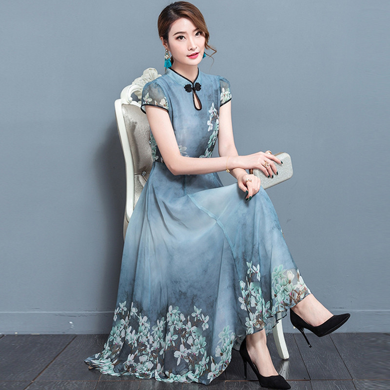 2021 New Vestido Se Festa Slim Vestidos Vintage Female Summer Es for Women Plus Size Blue Floral Chiffon Fyy526 223r, Gray blue
2021 New Vestido Se Festa Slim Vestidos Vintage Female Summer Es for Women Plus Size Blue Floral Chiffon Fyy526 223r, Gray blue