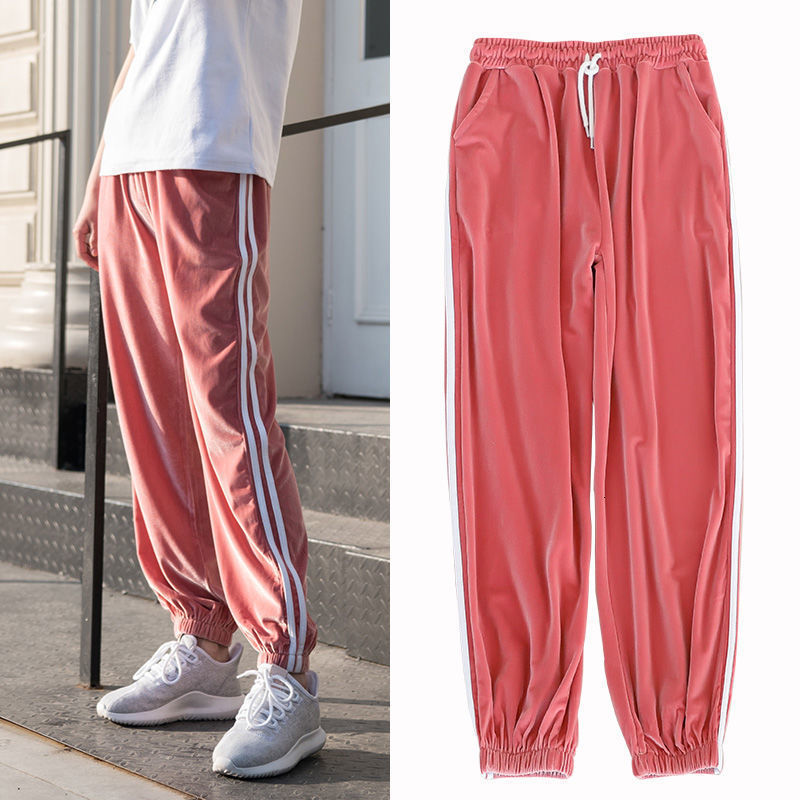 2021 New Fall Hare Lamb Cashmere Spring Ffy Track Pants Striped Side Sweatpants Ag5d, Pink
2021 New Fall Hare Lamb Cashmere Spring Ffy Track Pants Striped Side Sweatpants Ag5d, Pink