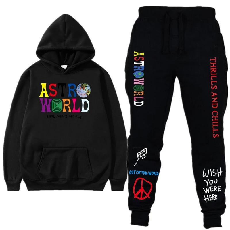 Men' Tracksuits 2-piece Sportswear Travis ScoAstroworld Autumn And Winter Casual Long-sleeved Warm Hoodie + Sweatpants, 11
Men' Tracksuits 2-piece Sportswear Travis ScoAstroworld Autumn And Winter Casual Long-sleeved Warm Hoodie + Sweatpants, 11