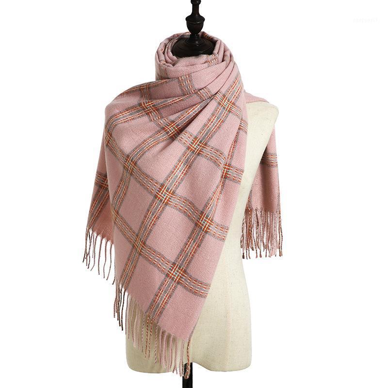 Scarves 2021 Autumn And Winter Plaid Scarf Thickened Warmth Imitation Cashmere Women Shawl Western Style
Scarves 2021 Autumn And Winter Plaid Scarf Thickened Warmth Imitation Cashmere Women Shawl Western Style