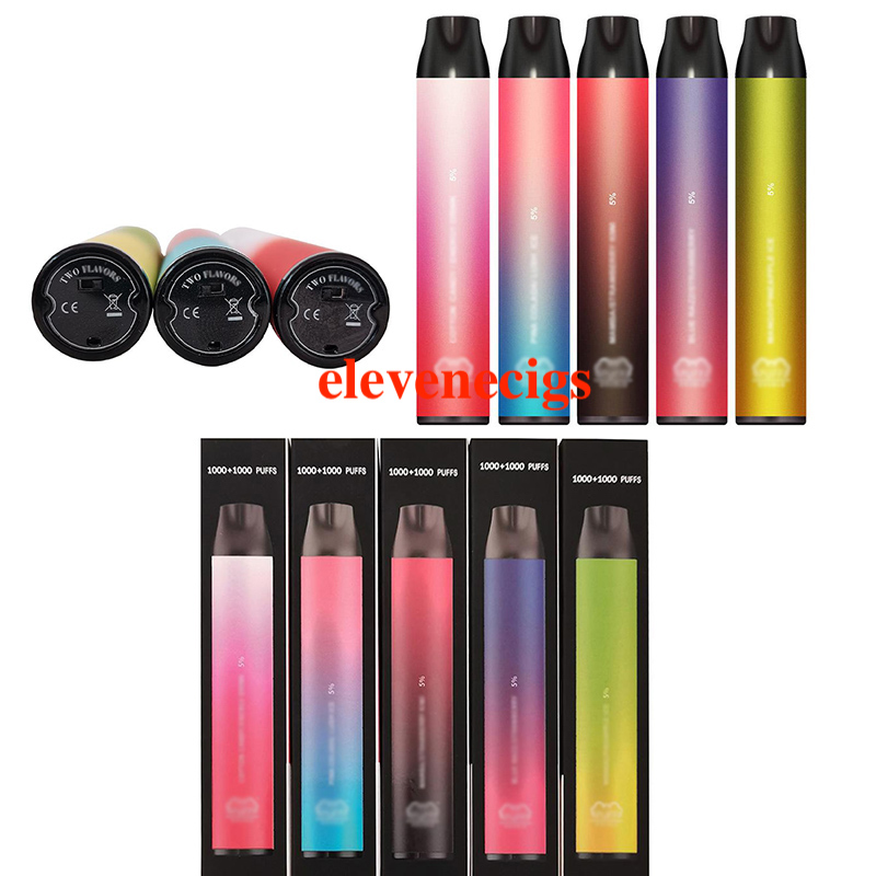 E Cigarettes Puff Double 2 in 1 Disposable Vape Pen 2000puffs 900mAh Battery 6ml Prefilled 2in1 Pods Vaporizer Portable Vapor air bar MAX
E Cigarettes Puff Double 2 in 1 Disposable Vape Pen 2000puffs 900mAh Battery 6ml Prefilled 2in1 Pods Vaporizer Portable Vapor air bar MAX