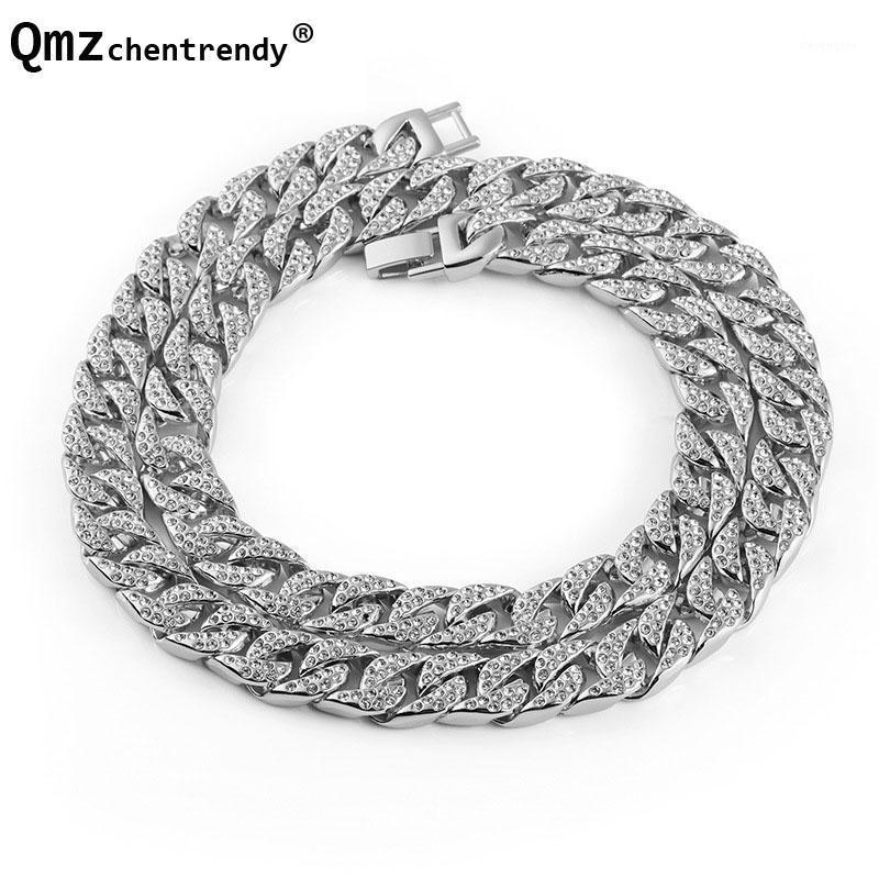 14mm Miami Curb Cuban Chain Necklace For Men Hip Hop Bling Iced Out Paved Rhinestones CZ Rapper Necklaces Jewelry Chains
14mm Miami Curb Cuban Chain Necklace For Men Hip Hop Bling Iced Out Paved Rhinestones CZ Rapper Necklaces Jewelry Chains