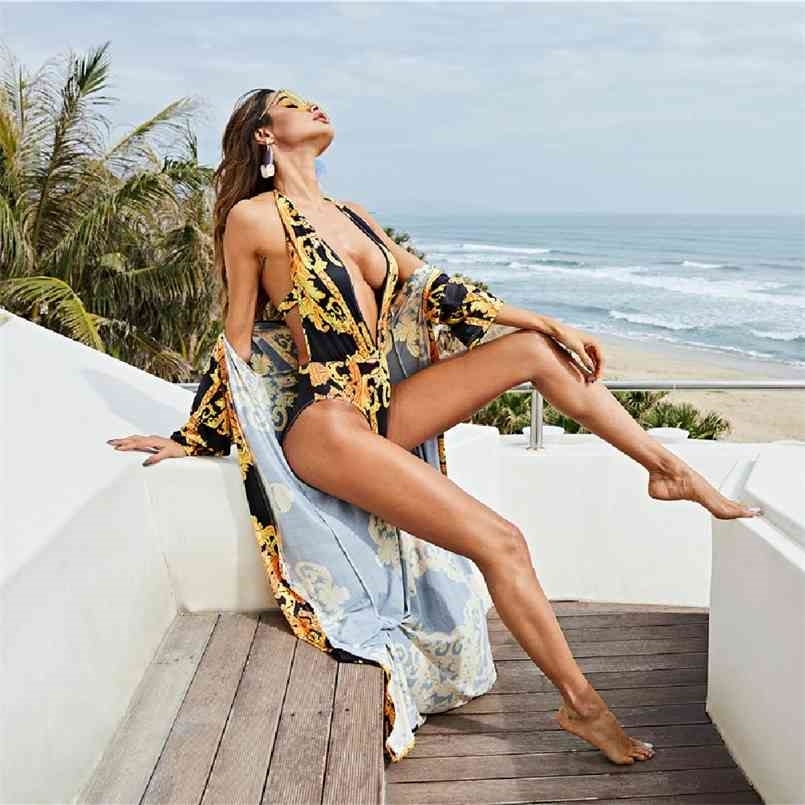 2 Pieces Sets 1 Kimono + 1 Swimsuit Female Bodysuits Swim Suits Summer Women Swimwear Large Size High Cut Bathing Suit A412 210630, Brown
2 Pieces Sets 1 Kimono + 1 Swimsuit Female Bodysuits Swim Suits Summer Women Swimwear Large Size High Cut Bathing Suit A412 210630, Brown