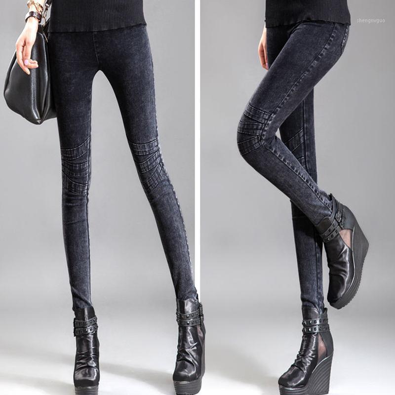Women's Jeans Streetwear Slim Women Large Size Stretch Denim Pencil Pants Female Side Stripe Rivet Skinny High Waist Long, 20
Women's Jeans Streetwear Slim Women Large Size Stretch Denim Pencil Pants Female Side Stripe Rivet Skinny High Waist Long, 20