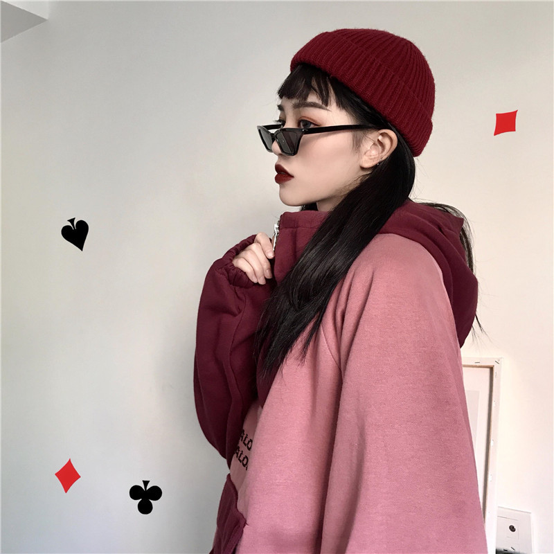 Neploe Hoodies Women Cartoon Ears Cute Hooded Long Sleeve Sweatshirt Autumn Winter Plus Velet Pullover Sudadera Mujer 56093 201112