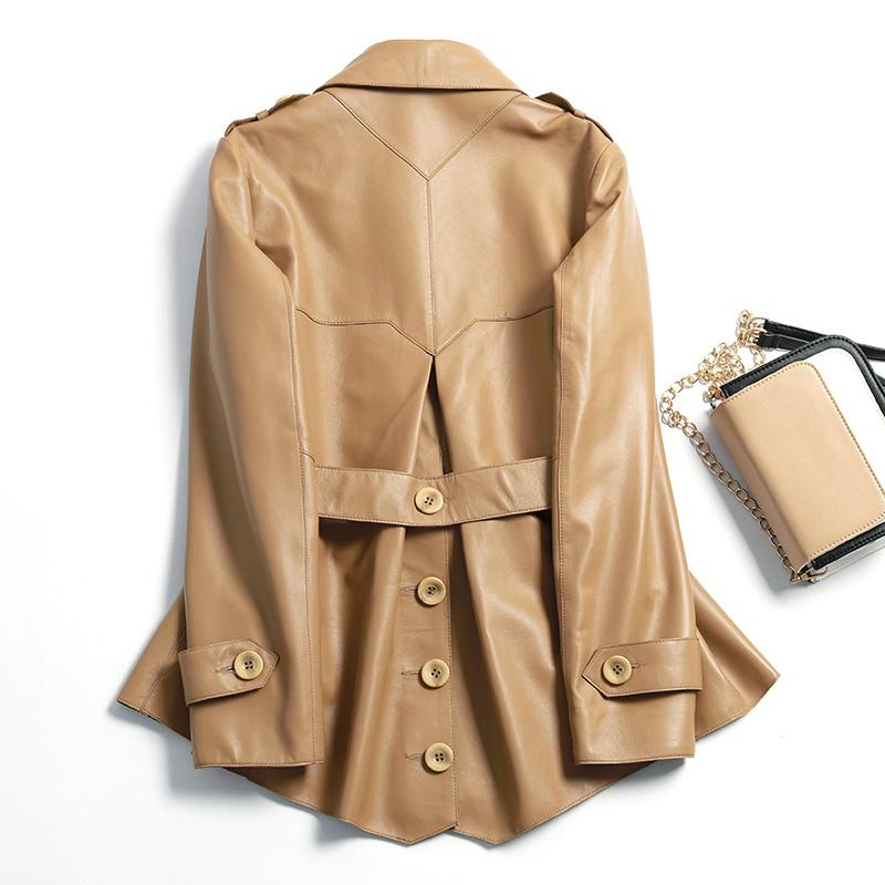 Women' Leather & Faux Clothes Jacket Real 2021 200% Sheepskin Coat Spring Autumn Windbreaker Coats And Jackets Women 202 KJ5209, Black
Women' Leather & Faux Clothes Jacket Real 2021 200% Sheepskin Coat Spring Autumn Windbreaker Coats And Jackets Women 202 KJ5209, Black