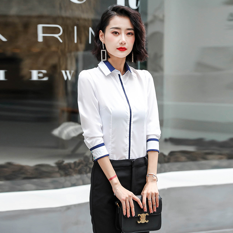 Korean Fashion Chiffon Women Shirts Office Lady Women Blouses Striped Plus Size 5XL Womens Tops and Blouses Femininas Elegante 210225