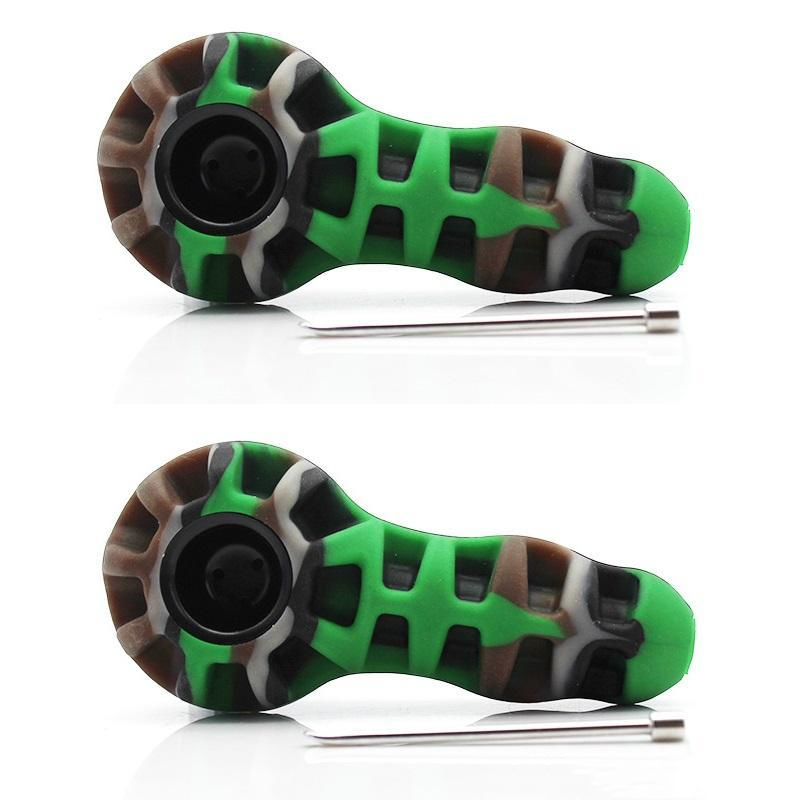 glass smoking water pipe Colorful Newest Portable silicone for Unbreakable spoon hand Pipes with bowl and Wax dabber tool hookahs
glass smoking water pipe Colorful Newest Portable silicone for Unbreakable spoon hand Pipes with bowl and Wax dabber tool hookahs