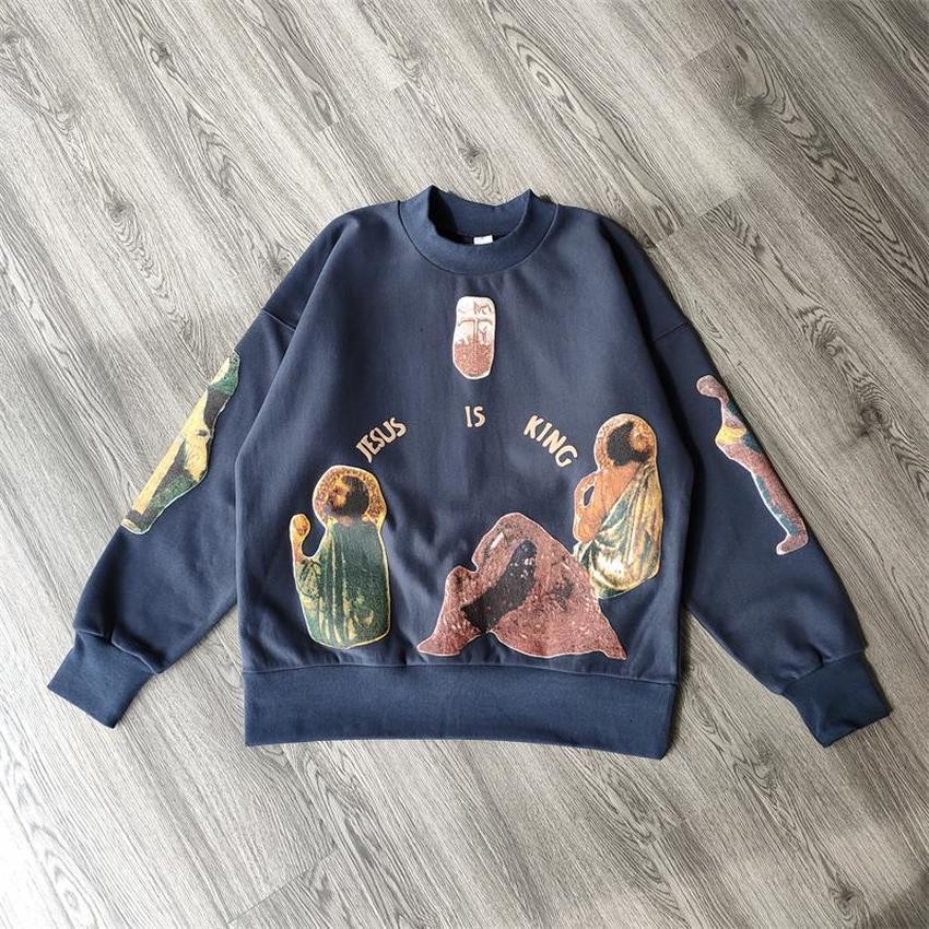2021 New Foaming Print Jesus Is King Sweatshirts Men Women 1:1 High-quality Kanye West Chicago Hoodies J75o
2021 New Foaming Print Jesus Is King Sweatshirts Men Women 1:1 High-quality Kanye West Chicago Hoodies J75o