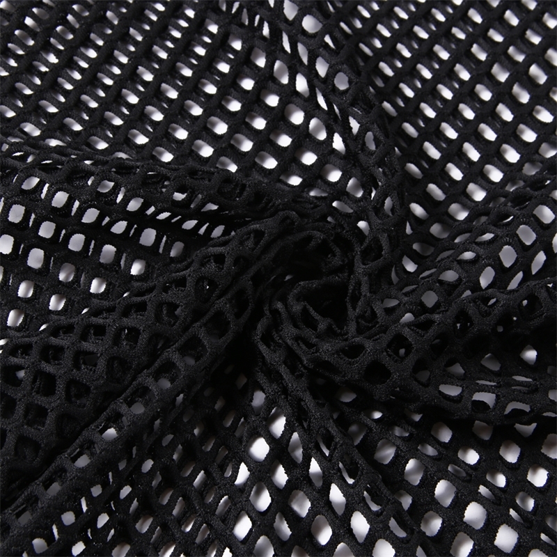 Mens See Through Black Mesh Fishnet Tanks Top Sexy Perspective Sleeveless Fitted Muscle Top Male Bodybuilding Top Tees 210308