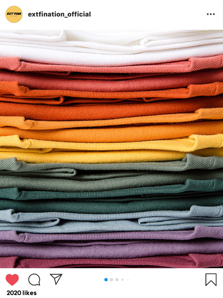 ExtFination | 6.1 Oz 100% Combed T-shirt Cotton Women Summer Casual Tshirt Tee Women Basic Harajuku Soft T Shirt 210306