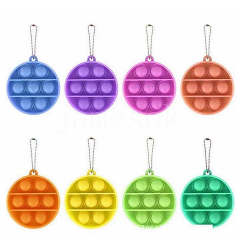 round Pop it Push Bubble Key chain Sensory Fidget Toy Mini Keychain Stress Reliever Toys Adult Kid Pop it Mini Fidget Toys DB560
round Pop it Push Bubble Key chain Sensory Fidget Toy Mini Keychain Stress Reliever Toys Adult Kid Pop it Mini Fidget Toys DB560