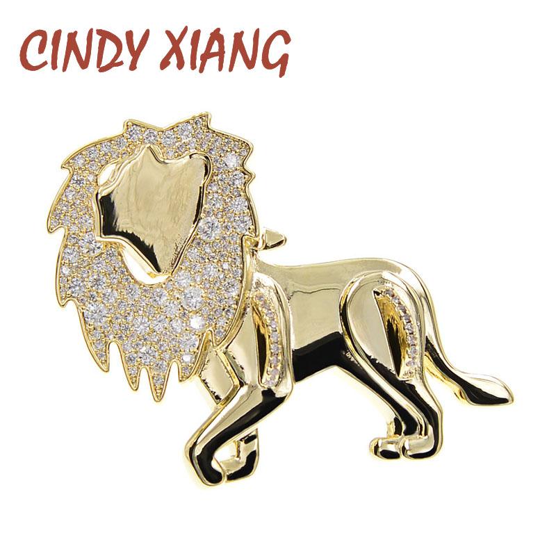 Pins, Brooches CINDY XIANG Cubic Zirconia Lion Brooch Unisex Women And Men Pin Animal Fashion Jewelry Luxury Copper Material, Gray
Pins, Brooches CINDY XIANG Cubic Zirconia Lion Brooch Unisex Women And Men Pin Animal Fashion Jewelry Luxury Copper Material, Gray