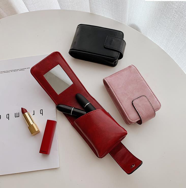 Wholesale with mirrors portable cosmetic bags women's makeup lipstick mini storage bag
Wholesale with mirrors portable cosmetic bags women's makeup lipstick mini storage bag