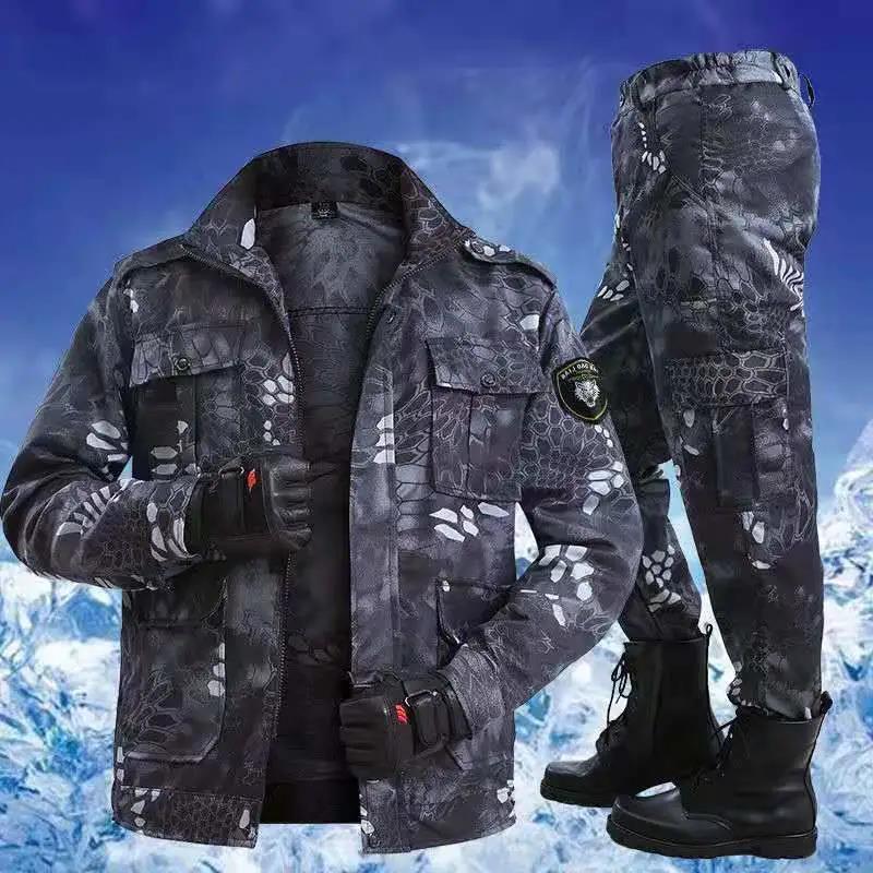 Men's Jackets Black Python Pattern Work Clothes Set Single Piece Camouflage Suit Men's Summer ThinTraining Wear-Resistant CS
Men's Jackets Black Python Pattern Work Clothes Set Single Piece Camouflage Suit Men's Summer ThinTraining Wear-Resistant CS