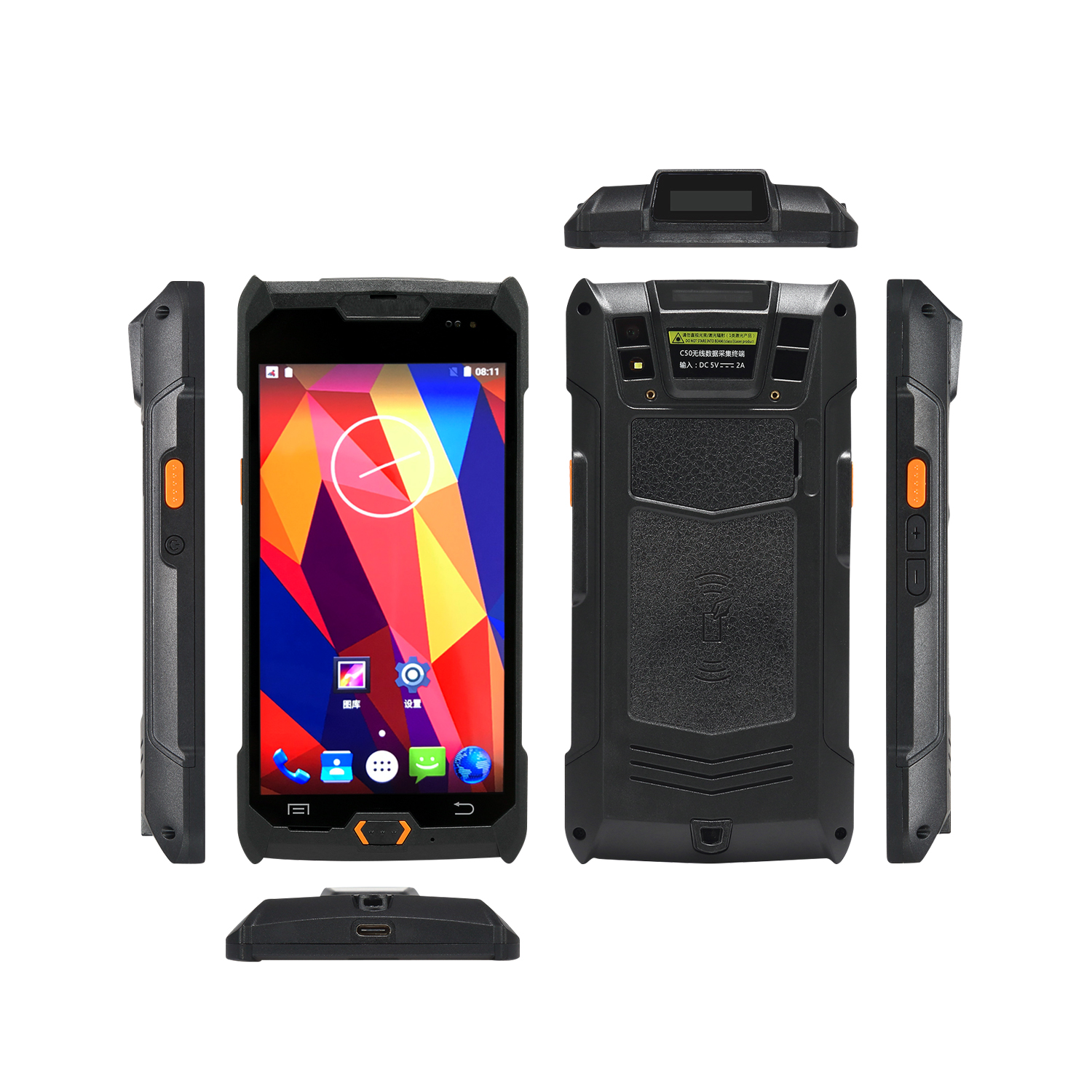 PDA barcode scanner android 6.0 2GB +16GB support 4G Bluetooth 4.0 Wi-Fi industrial 1D 2D scanning pdas Built-in Lithium battery C50
PDA barcode scanner android 6.0 2GB +16GB support 4G Bluetooth 4.0 Wi-Fi industrial 1D 2D scanning pdas Built-in Lithium battery C50