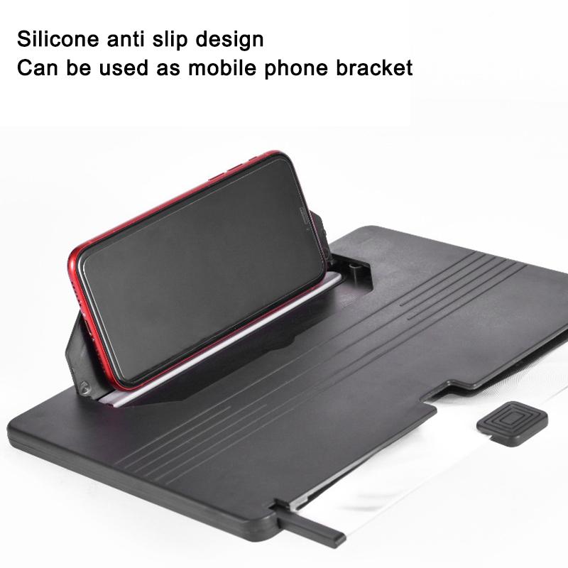 Cell Phone Mounts & Holders Universal Mobile Screen Magnifier 3D Enlarger Magnifying Video Projector Bracket Desktop Holder Stand For