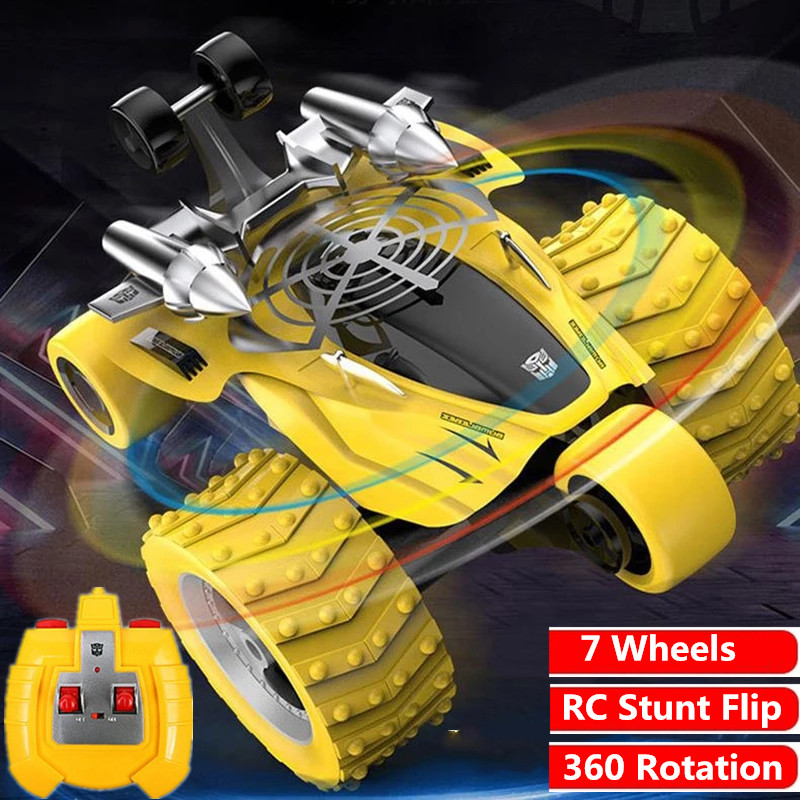 2.4G RC Stunt Car High Speed RC Racing Car Off-road Climbing Vehicle With 7 Wheels Driving Toy 360 Degree Rotation With Lights
2.4G RC Stunt Car High Speed RC Racing Car Off-road Climbing Vehicle With 7 Wheels Driving Toy 360 Degree Rotation With Lights