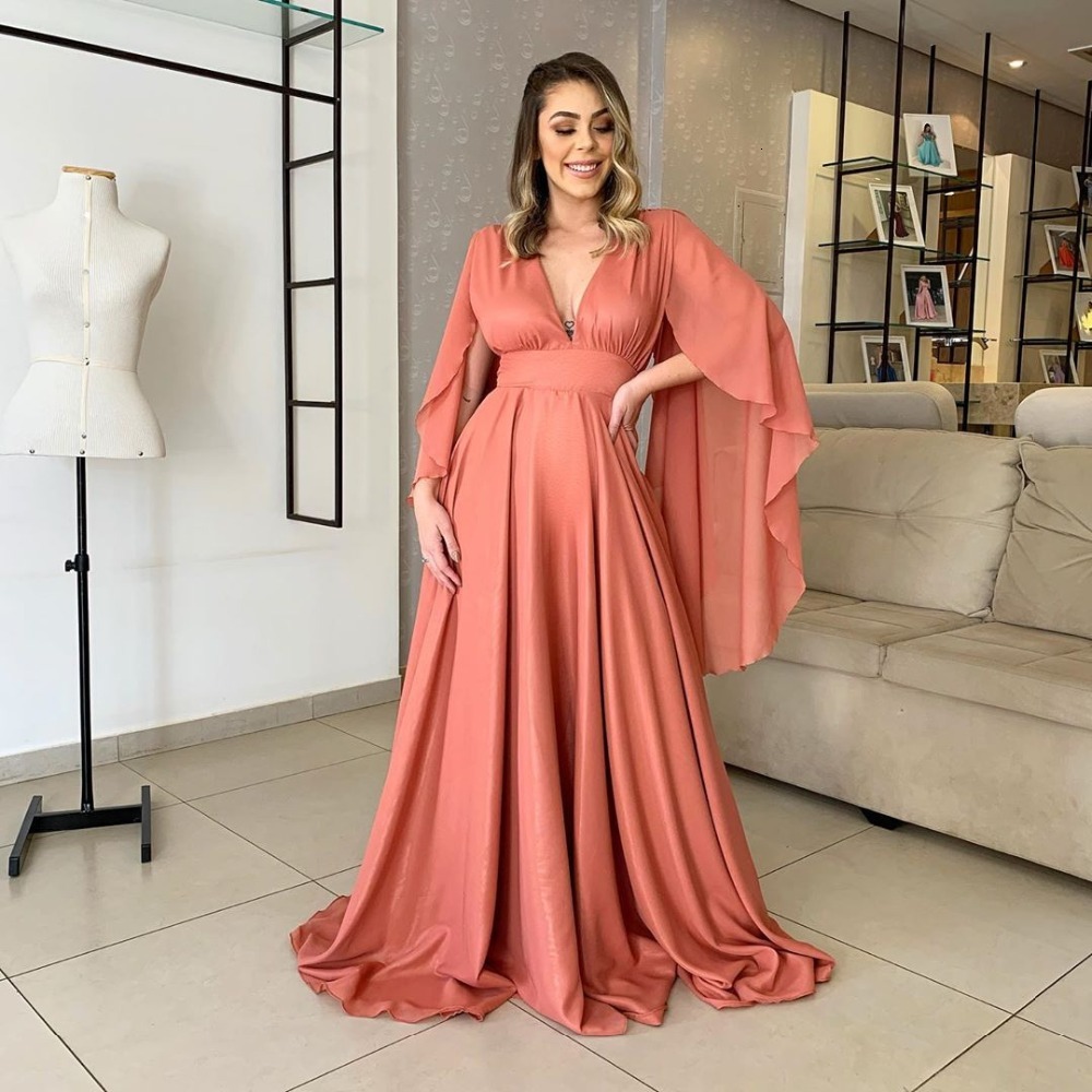 2021 New Sexy Deep v Neck Long Formal Evening with Cape Backless a Line Elegant Prom Es Plus Size Simple Party Gowns Vestidos 514h, Picture color
2021 New Sexy Deep v Neck Long Formal Evening with Cape Backless a Line Elegant Prom Es Plus Size Simple Party Gowns Vestidos 514h, Picture color