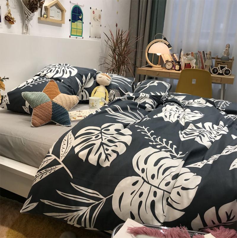 Fashion pastoral leaf bedding set kid teen,nordic design cotton full queen home textile bed sheet pillow case quilt cover, Picture color
Fashion pastoral leaf bedding set kid teen,nordic design cotton full queen home textile bed sheet pillow case quilt cover, Picture color