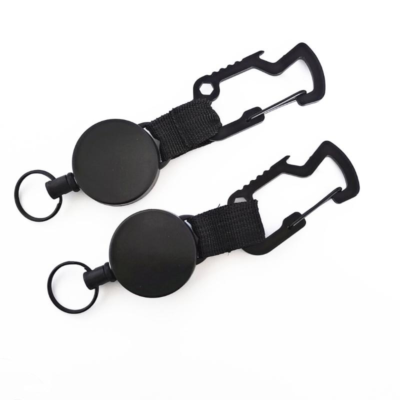 Keychains Retractable Keychain Webbing Hanging Buckle Anti-Theft Key Rope Steel Wire High Elastic Multifunctional Carabiner
Keychains Retractable Keychain Webbing Hanging Buckle Anti-Theft Key Rope Steel Wire High Elastic Multifunctional Carabiner