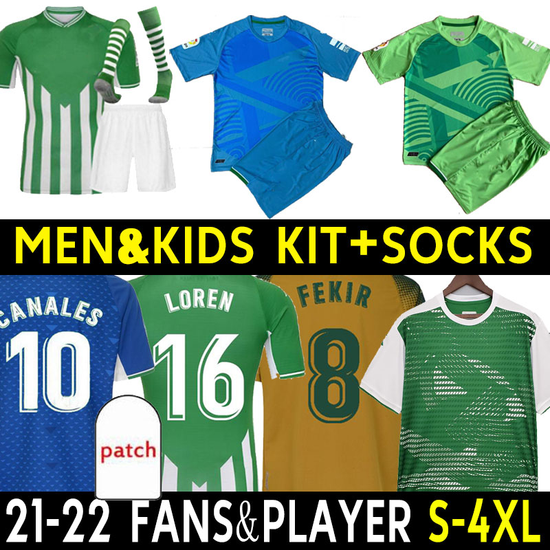 21 22 23 REAL Betis soccer Jersey JOAQUIN Loren BOUDEBOUZ BARTRA home away Fekir 2021 2022 2023 FINIDI Men kids kit football shirts full set Copa del Rey Final, Away+patch
21 22 23 REAL Betis soccer Jersey JOAQUIN Loren BOUDEBOUZ BARTRA home away Fekir 2021 2022 2023 FINIDI Men kids kit football shirts full set Copa del Rey Final, Away+patch
