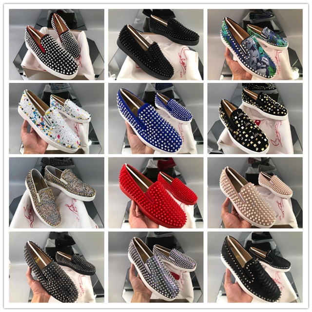 NEW Luxury Designer Walking high fashion sneakers red bottoms women shoes leather for mens Mens heels Leather Flat men dress shoes, 33
NEW Luxury Designer Walking high fashion sneakers red bottoms women shoes leather for mens Mens heels Leather Flat men dress shoes, 33