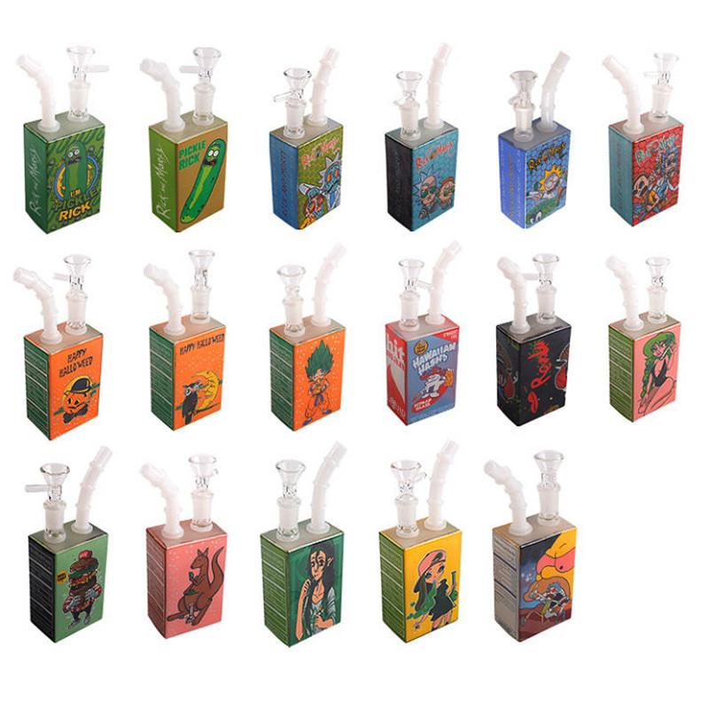 Juice Box Oil Dab Rigs Water Pipe bag 7 Inch Smoking Pipes Glass Bong 14mm Bowl Removable Mouthpiece Bubbler Beaker Hookah
Juice Box Oil Dab Rigs Water Pipe bag 7 Inch Smoking Pipes Glass Bong 14mm Bowl Removable Mouthpiece Bubbler Beaker Hookah