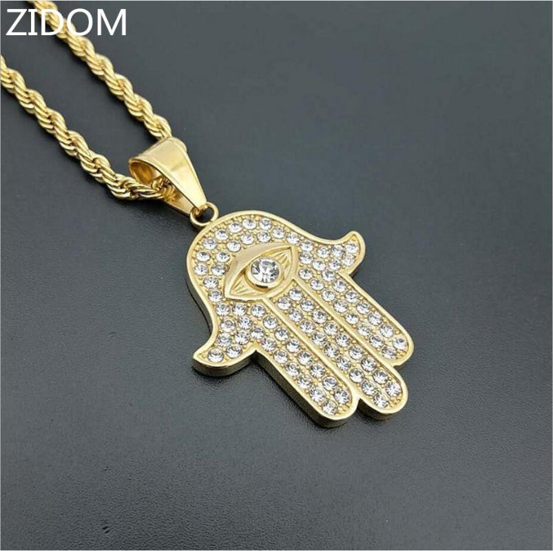 Pendant Necklaces Men Hip Hop Hamsa Hand Pave Setting Rhinestone Fashion Vintage Fatima Palm Necklace Unisex Hiphop Jewelry Gift
Pendant Necklaces Men Hip Hop Hamsa Hand Pave Setting Rhinestone Fashion Vintage Fatima Palm Necklace Unisex Hiphop Jewelry Gift